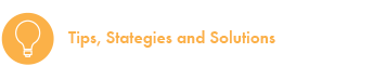 tips and solutions